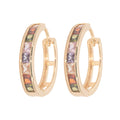 Arracadas Multicolor con Zirconias Aleah Jewelry