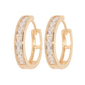 Arracadas Blancas con Zirconias Aleah Jewelry