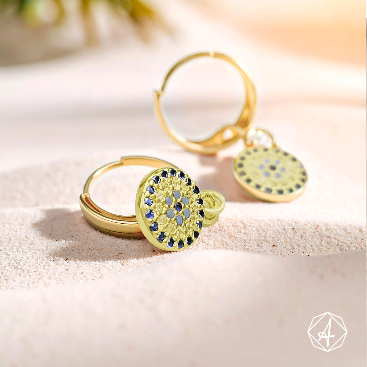 Arracadas Ojo Turco Aleah Jewelry vista 7