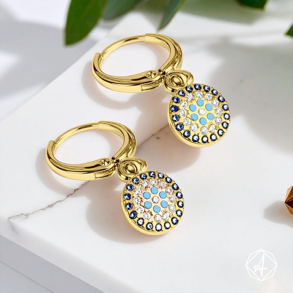 Arracadas Ojo Turco Aleah Jewelry vista 6