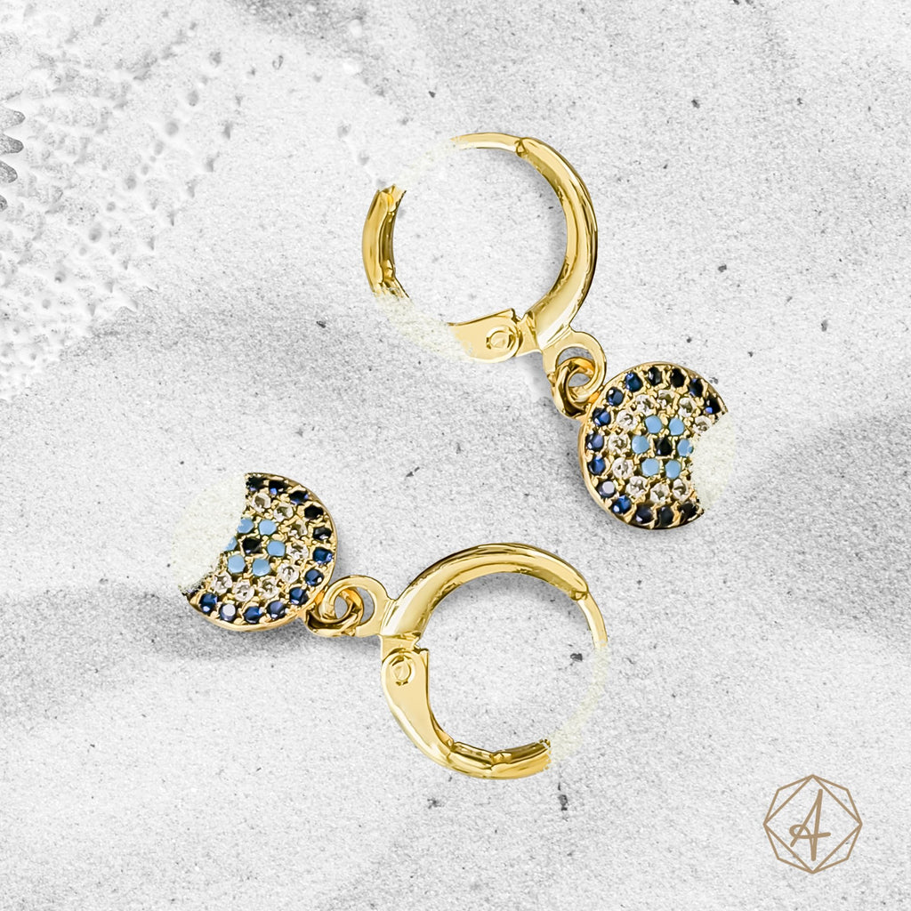 Arracadas Ojo Turco Aleah Jewelry vista 4